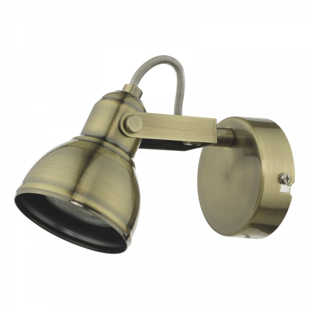 Fothergill Single Spotlight In Antique Brass Finish FOT0775