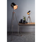 Jake Floor Lamp In Antique Silver And Copper Finish JAK4921