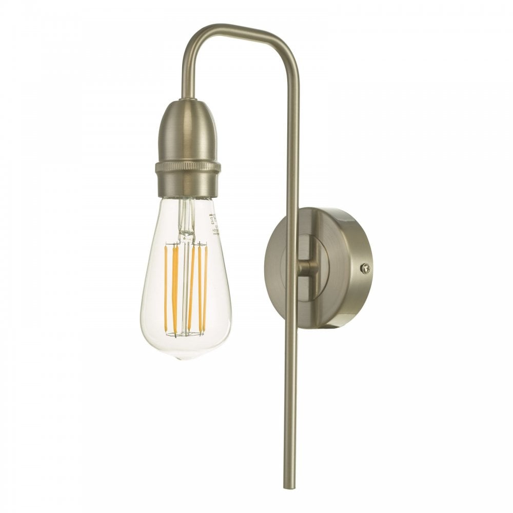 Kiefer Industrial Wall Light In Satin Chrome Finish KIE0746