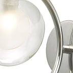 Nakita Wall Light In Polished Brass With Clear And Opal Glass NAK0750-04