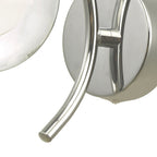 Nakita Wall Light In Polished Brass With Clear And Opal Glass NAK0750-04