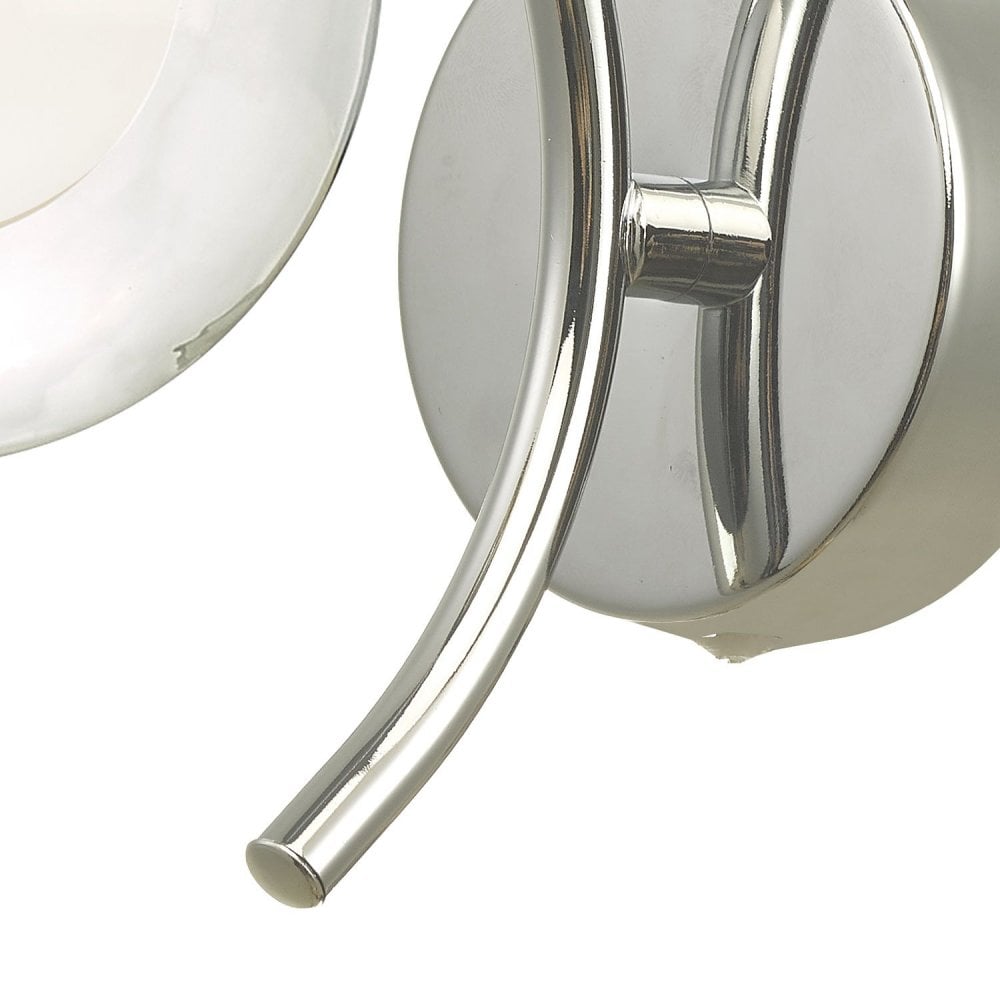 Nakita Wall Light In Polished Brass With Clear And Opal Glass NAK0750-04