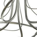 Onawa 5 Light Semi Flush Ceiling Light In Polished Chrome With Smoked Glass ONA5450-01