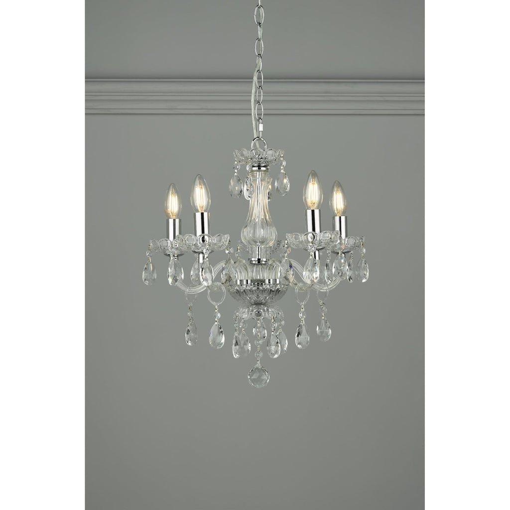 Harriet 5 Light Crystal Ceiling Chandelier LA3710919-Q