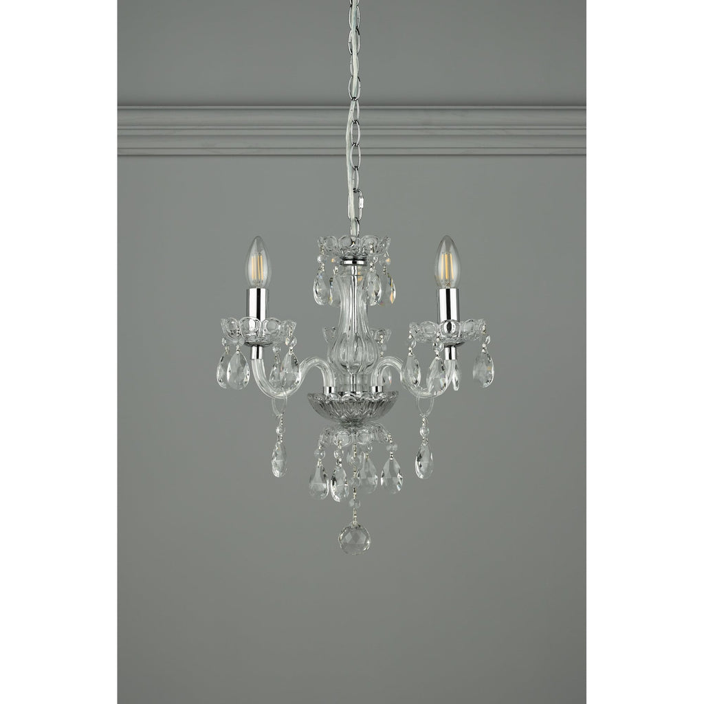 Harriet 3 Light Crystal Ceiling Chandelier LA3691062-Q