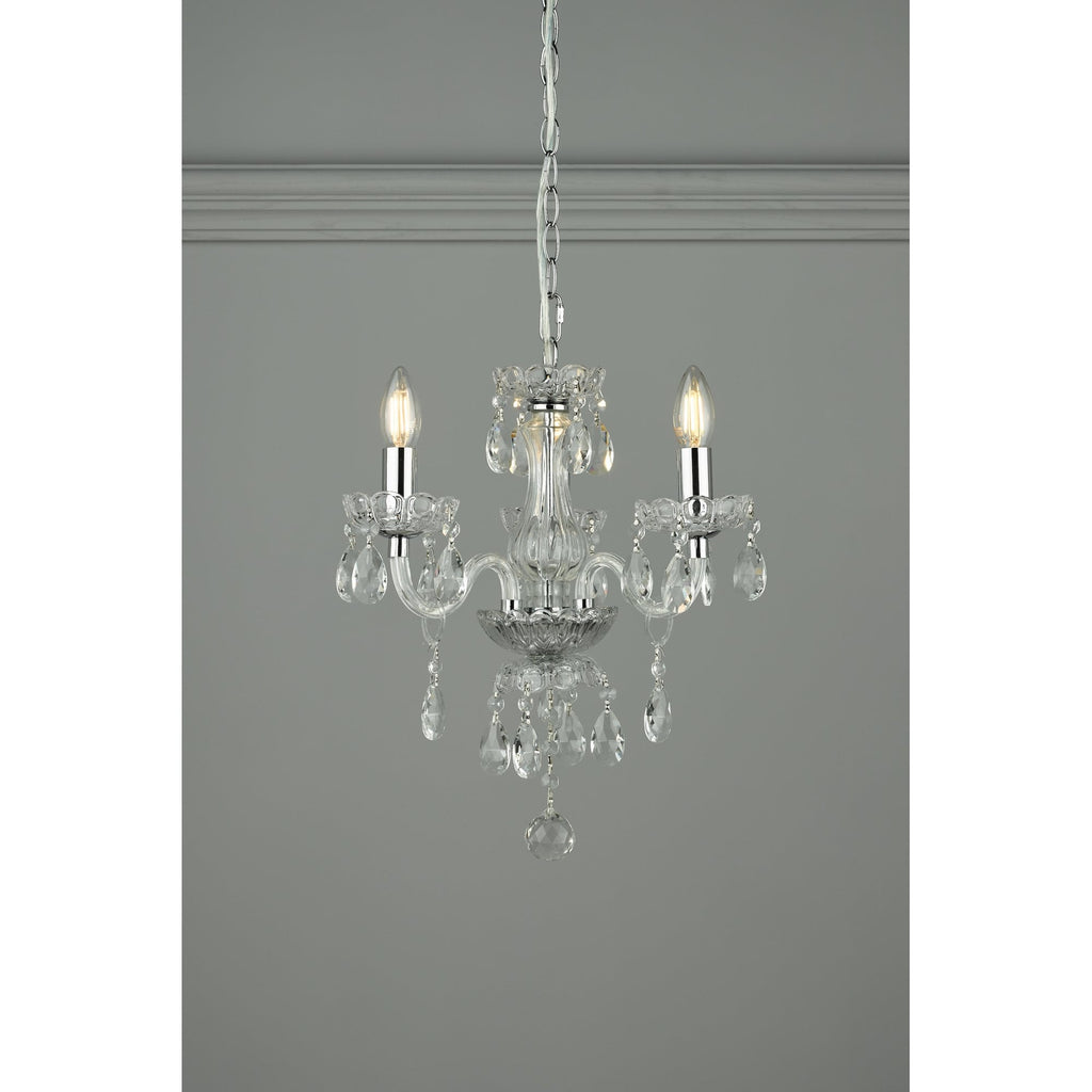 Harriet 3 Light Crystal Ceiling Chandelier LA3691062-Q