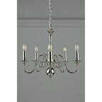 Winchester Statement 5 Light Chandelier In Polished Nickel LA3743657-Q