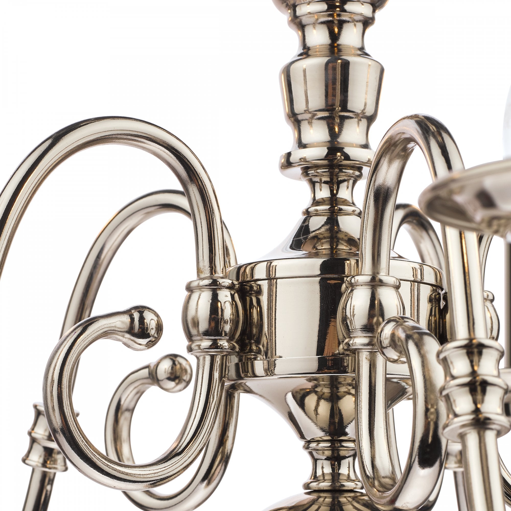 Winchester Statement 5 Light Chandelier In Polished Nickel LA3743657-Q