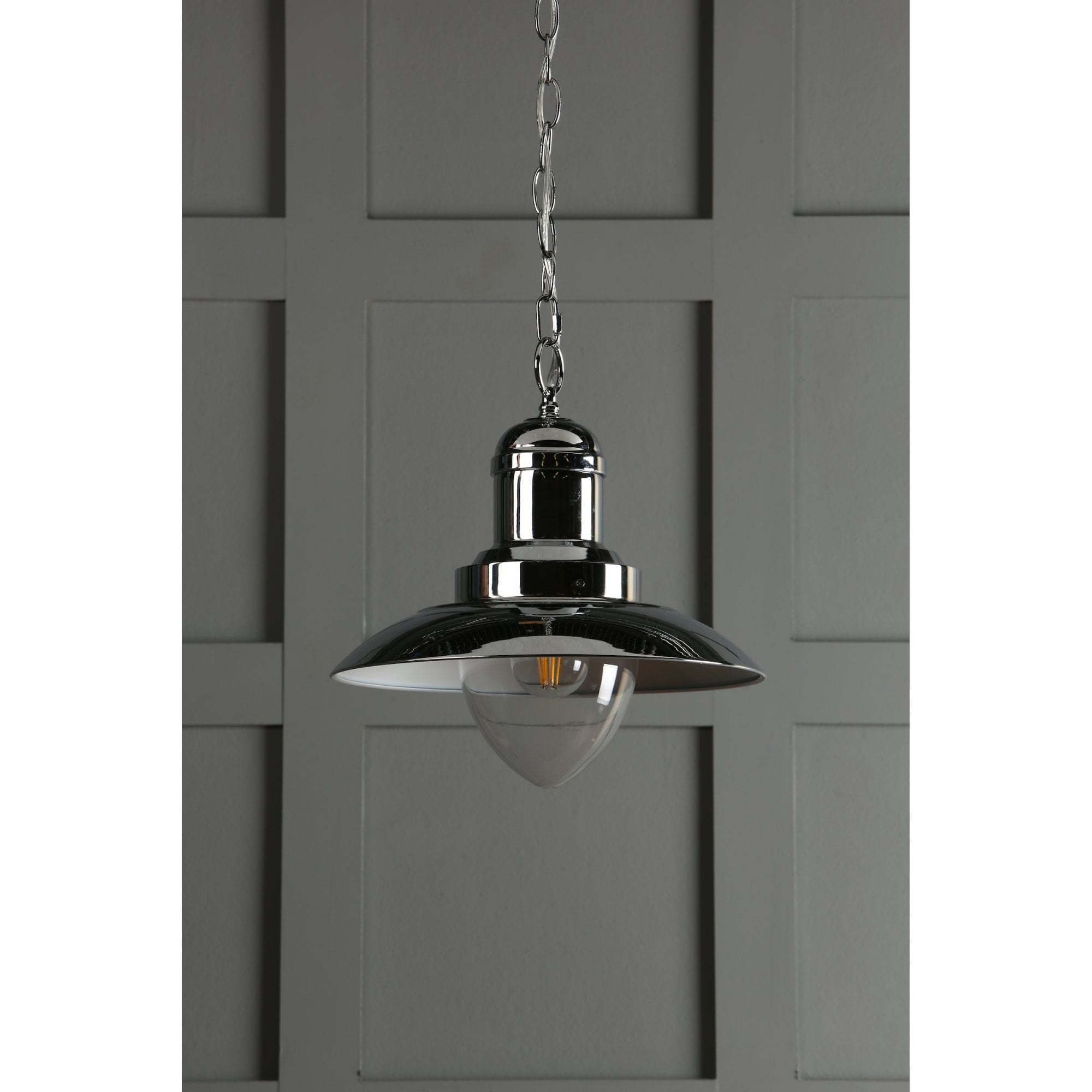 Corbridge Fisherman Ceiling Light In Polished Chrome LA3727704-Q