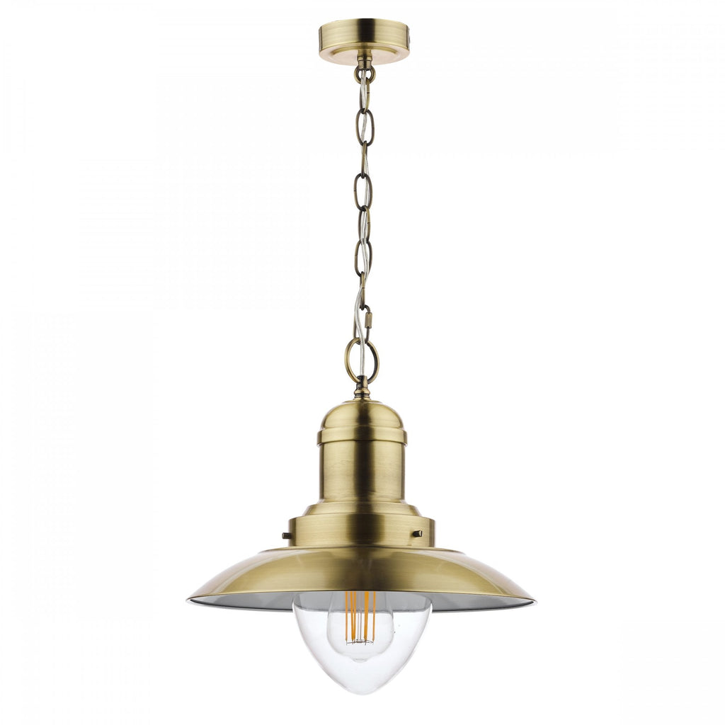 Corbridge Fisherman Ceiling Light In Antique Brass LA3727705-Q