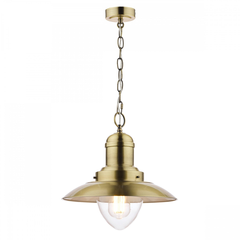 Corbridge Fisherman Ceiling Light In Antique Brass LA3727705-Q