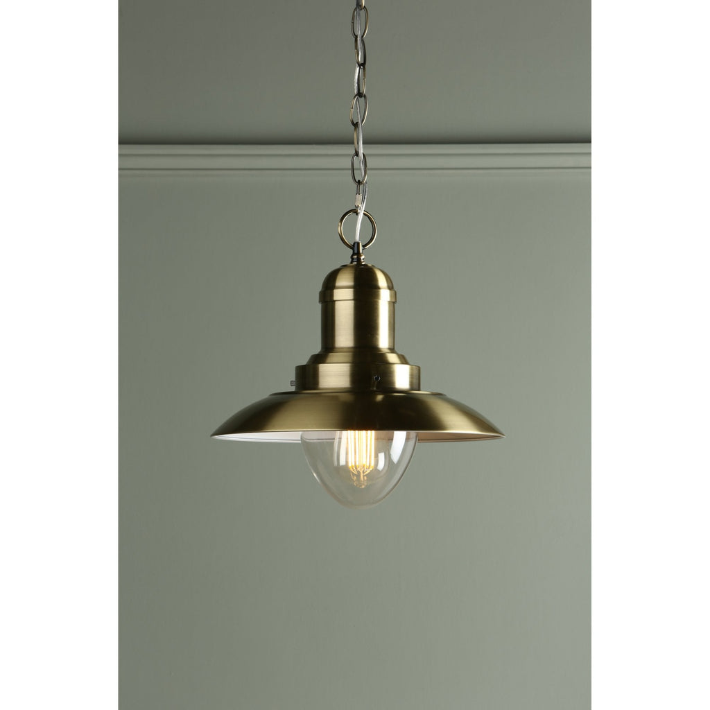 Corbridge Fisherman Ceiling Light In Antique Brass LA3727705-Q
