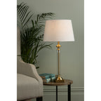 Winston Glass Candlestick Table Lamp Base In Antique Brass LA3495491-Q