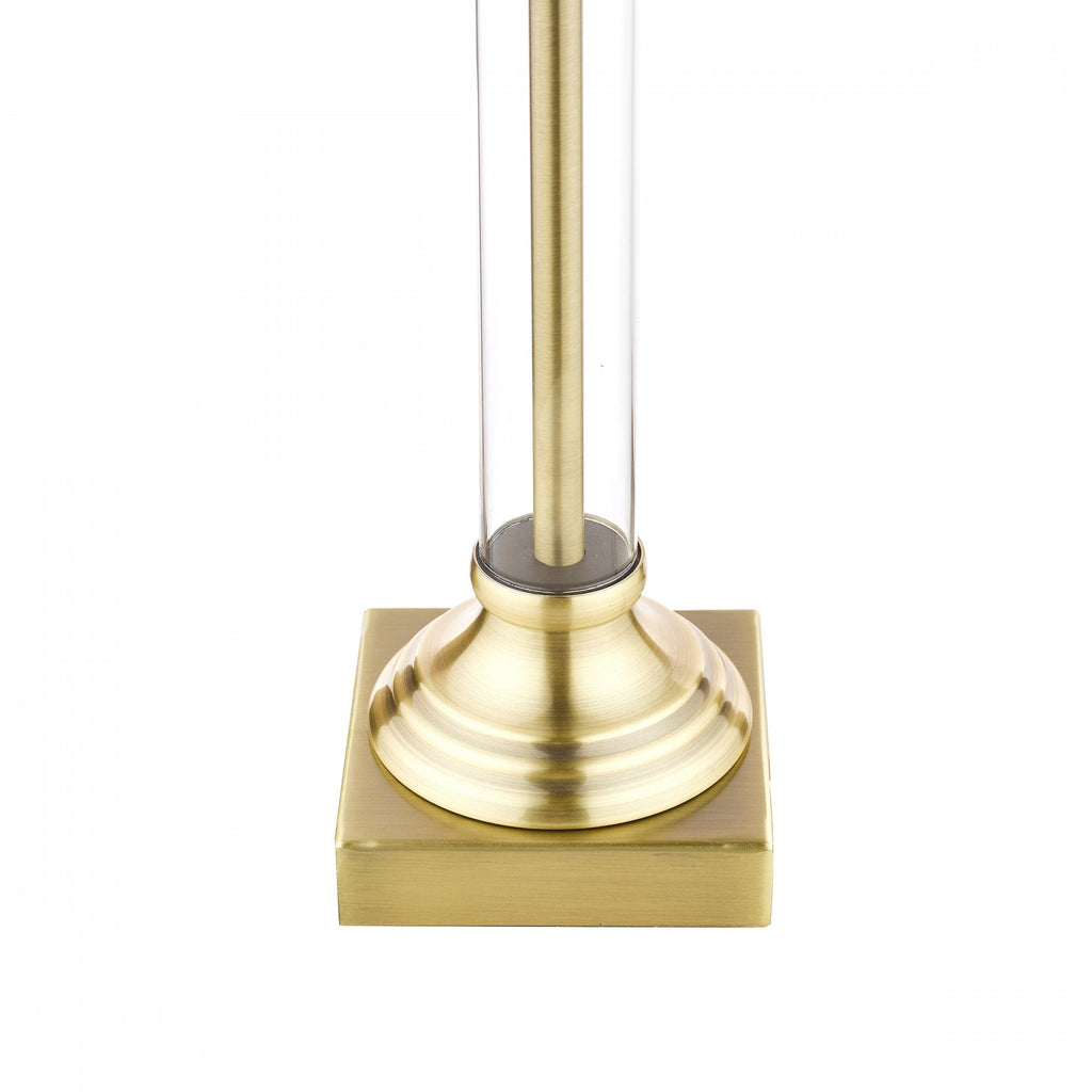 Winston Glass Candlestick Table Lamp Base In Antique Brass LA3495491-Q