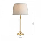 Winston Glass Candlestick Table Lamp Base In Antique Brass LA3495491-Q