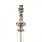 Winston Antique Chrome & Glass Candlestick Table Lamp Base LA3552771-Q