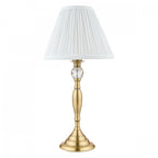 Ellis Spindle Table Lamp In Antique Brass With Shade LA3742284-Q