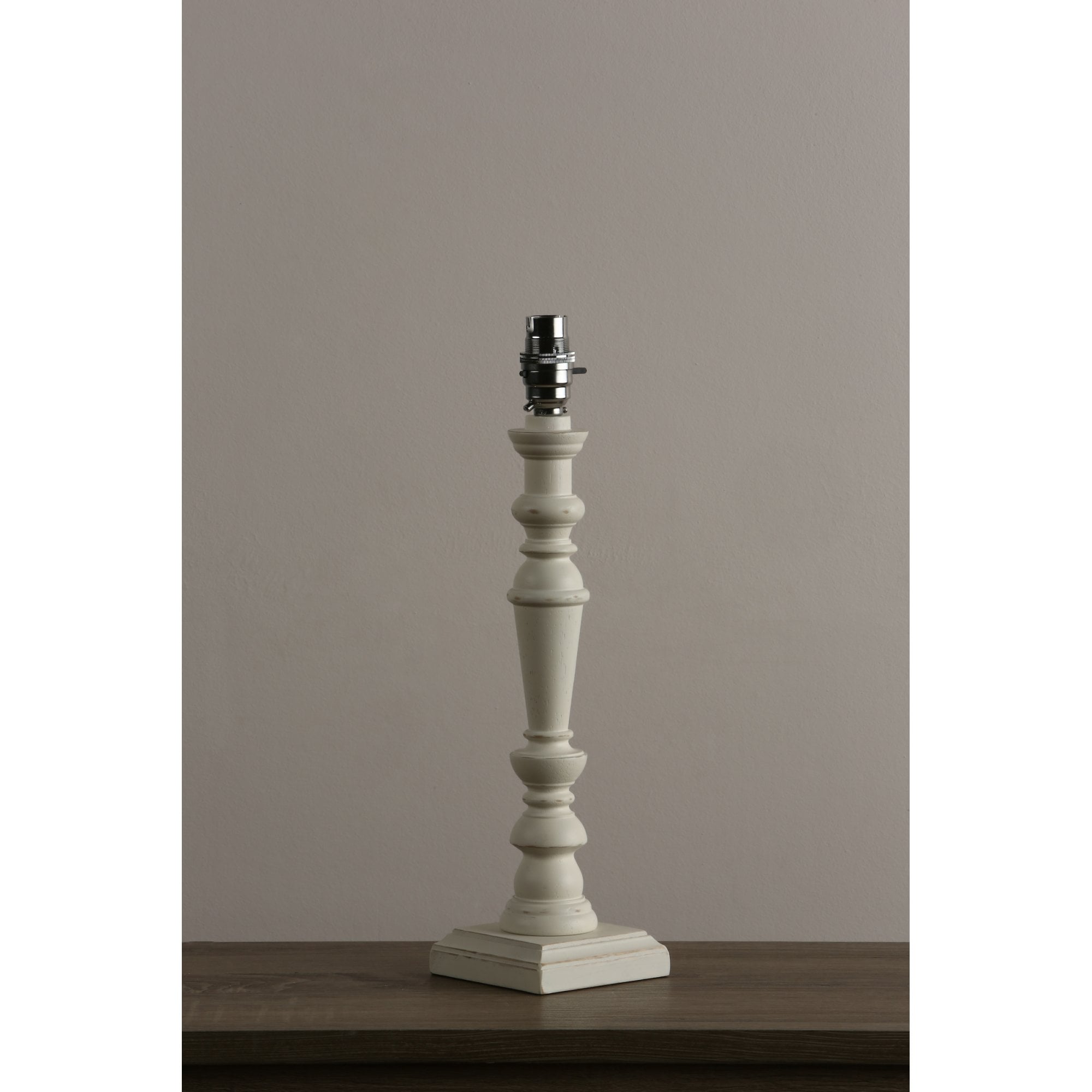 Tate Wooden Candlestick Table Lamp Base LA3437211-Q