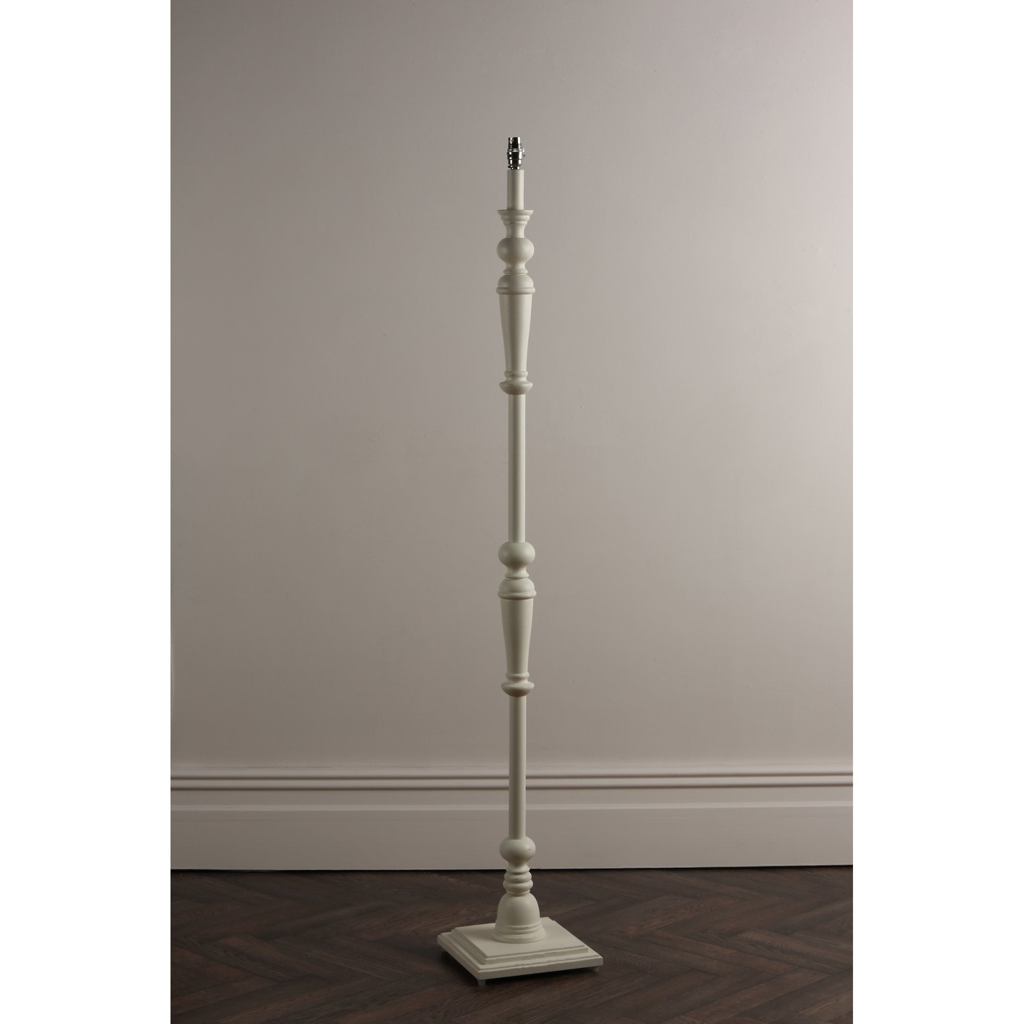 Tate Wooden Candlestick Floor Lamp Base LA3552739-Q