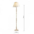 Tate Wooden Candlestick Floor Lamp Base LA3552739-Q