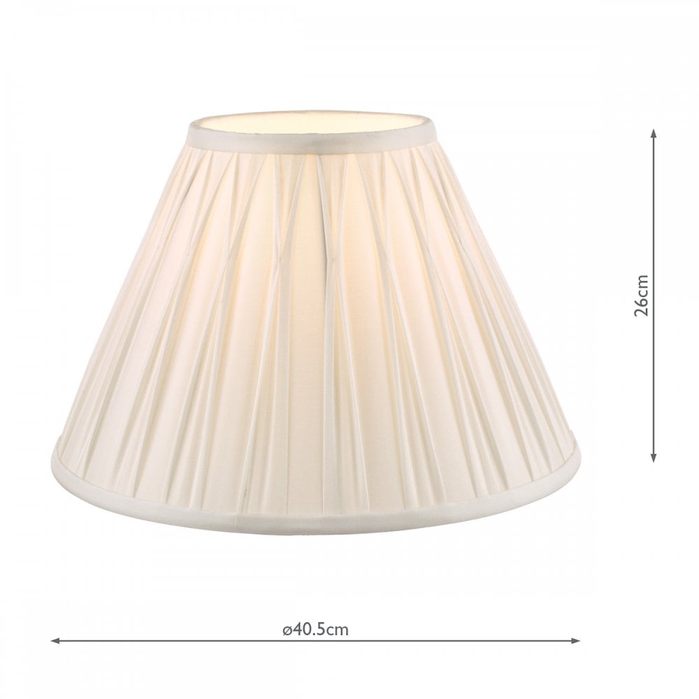 Fenn 16" White Silk Empire Shade LA3677465-Q