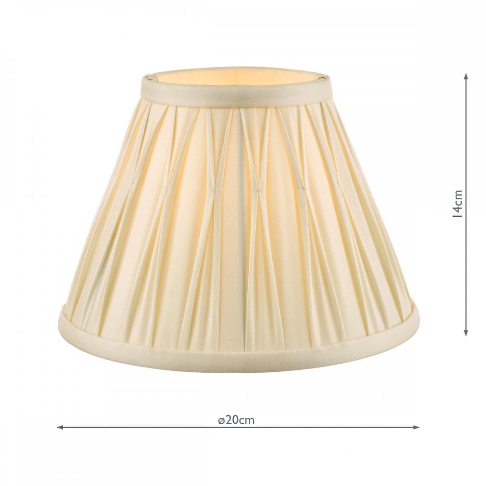 Fenn 8" Ivory Silk Empire Shade LA3587342-Q