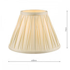 Fenn 8" Ivory Silk Empire Shade LA3587342-Q