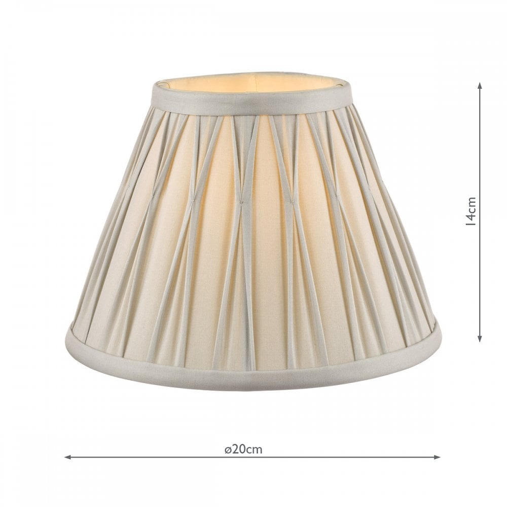 Fenn Silk Shade Silver 8'' LA3619641-Q