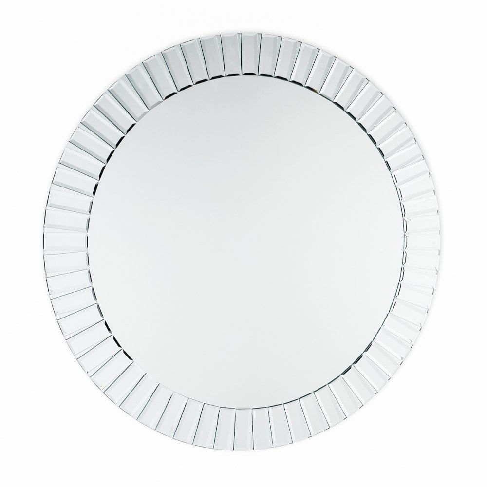 Capri Large Contemporary Round Mirror LA3488381-Q