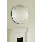 Capri Large Contemporary Round Mirror LA3488381-Q