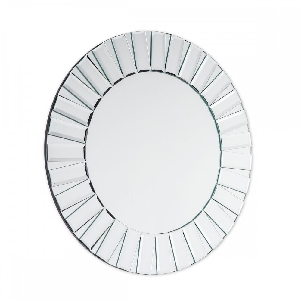 Capri Small Contemporary Round Mirror LA3503868-Q