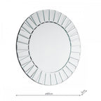 Capri Small Contemporary Round Mirror LA3503868-Q