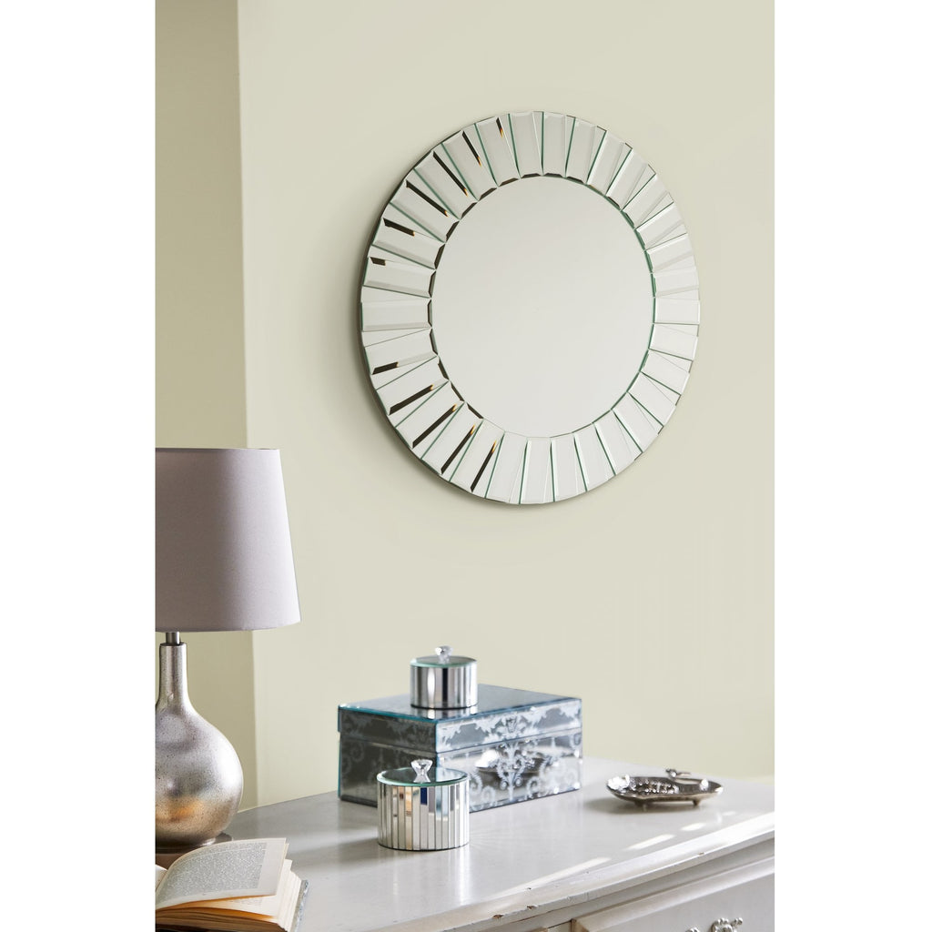 Capri Small Contemporary Round Mirror LA3503868-Q