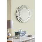 Capri Small Contemporary Round Mirror LA3503868-Q