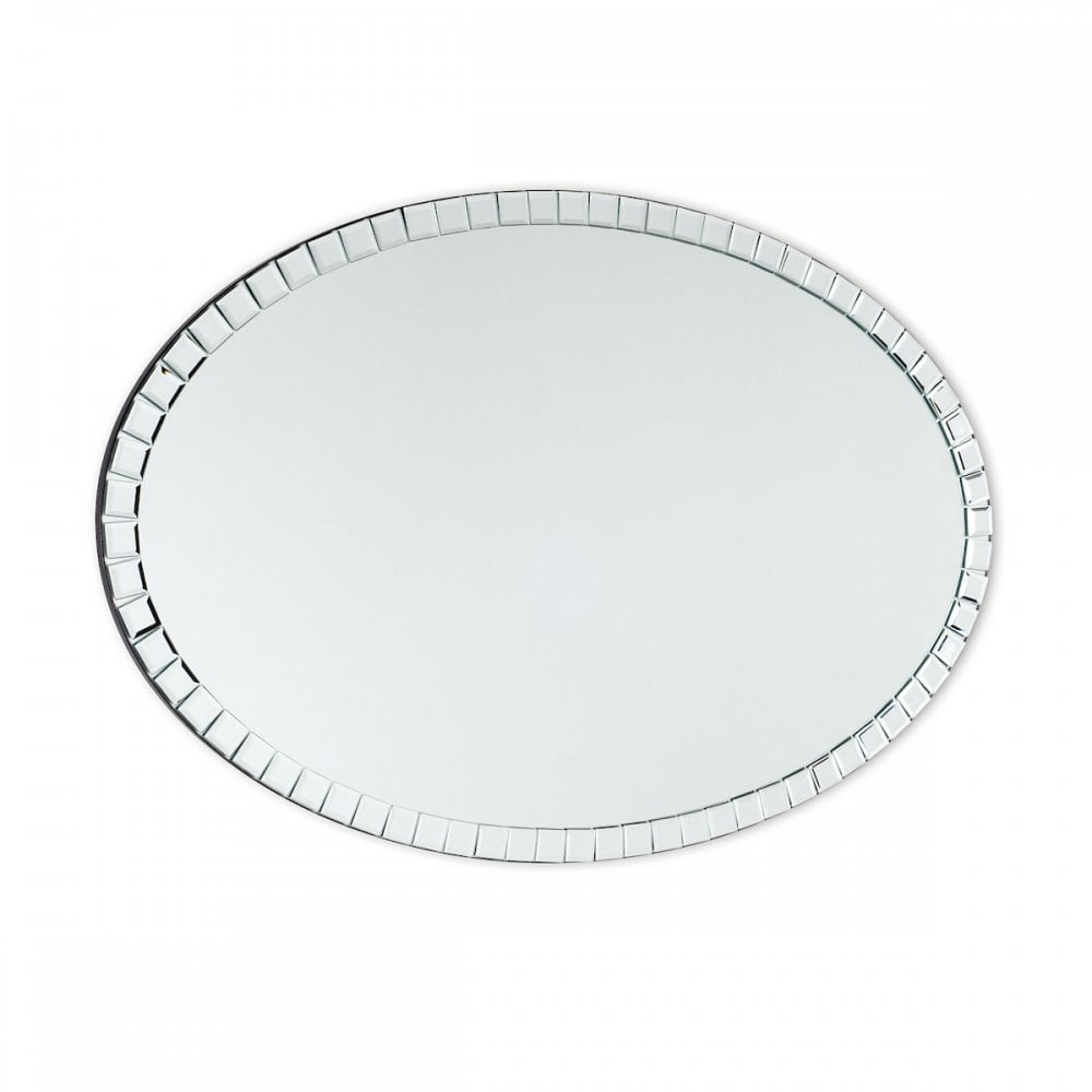 Marcella Large Contemporary Oval Mirror LA3520585-Q