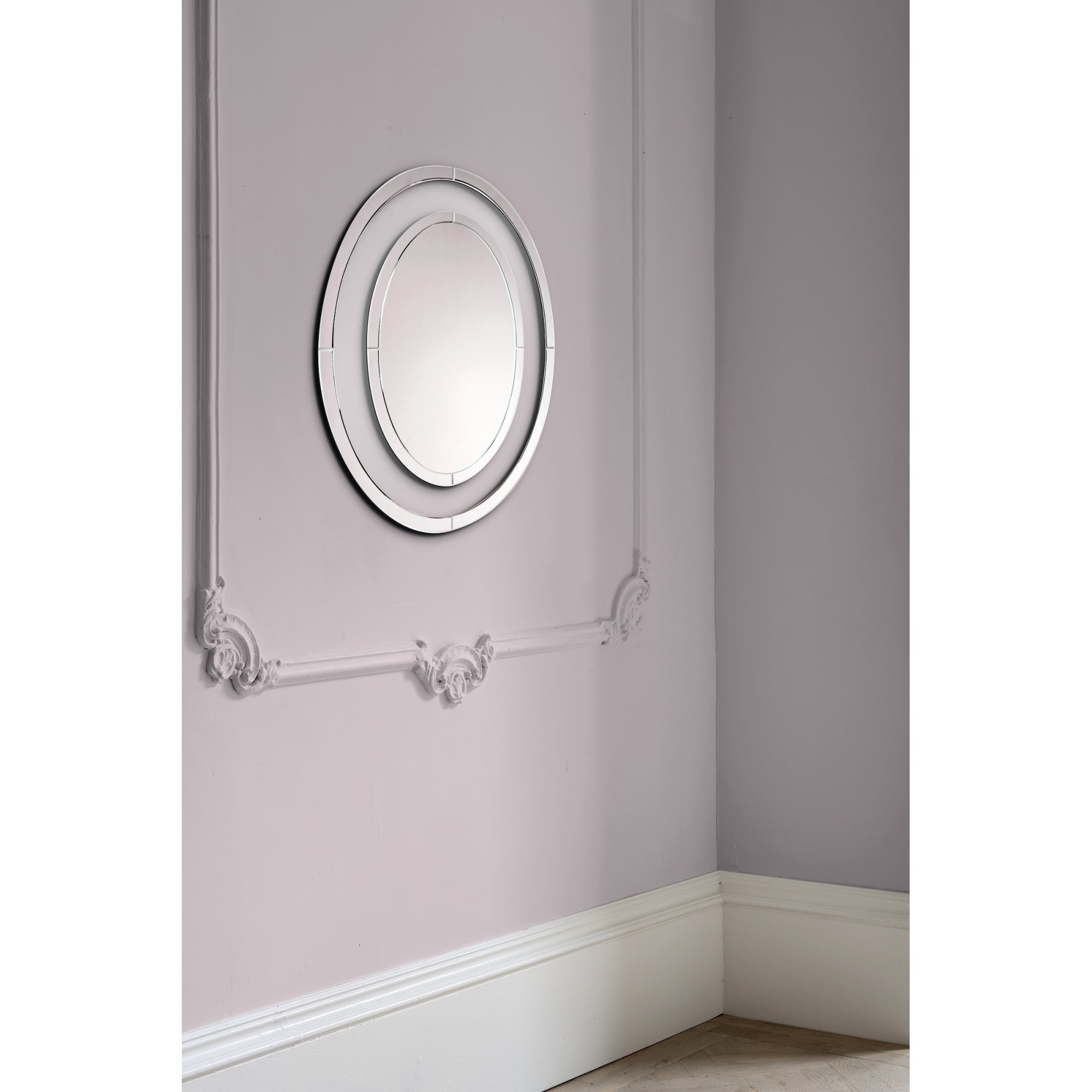 Evie Stylish Large Oval Mirror LA3715727-Q