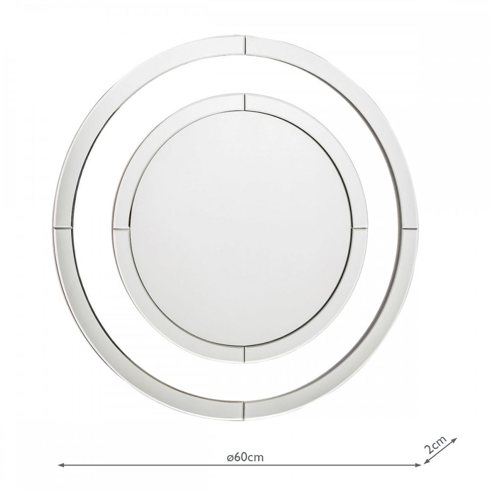 Evie Stylish Small Round Mirror LA3691921-Q