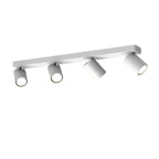 SAL 4 light ceiling spotlight bar in white finish