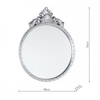 Overton Mirror In Silver Finish LA3735683-Q