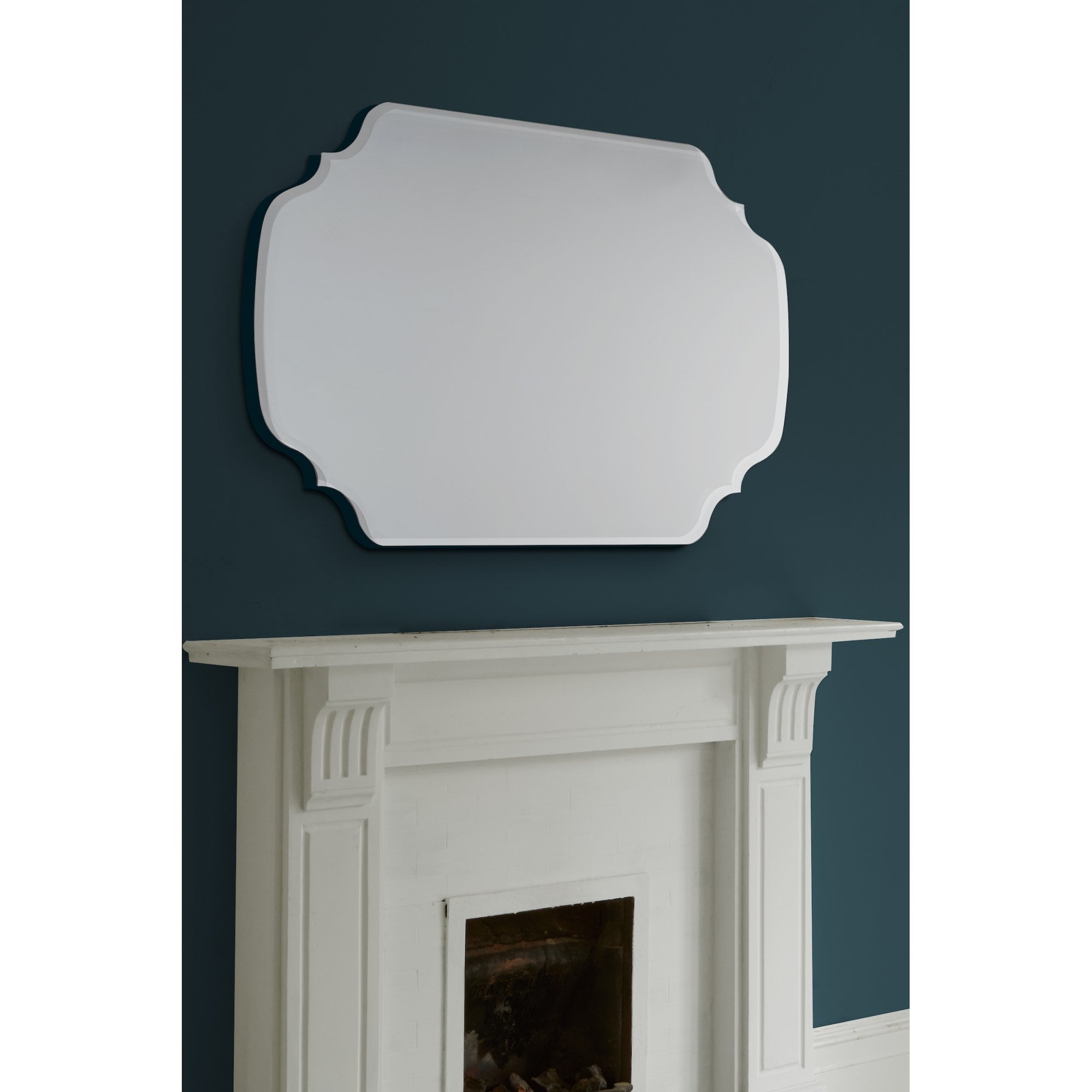 Rochelle Ornate Rectangular Mirror With Shaped Corners LA3561559-Q