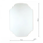 Rochelle Ornate Rectangular Mirror With Shaped Corners LA3561559-Q