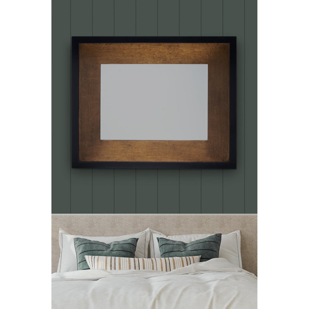 Cara Rectangular Mirror With Mottled Bronze Finish LA3715723-Q