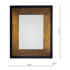 Cara Rectangular Mirror With Mottled Bronze Finish LA3715723-Q