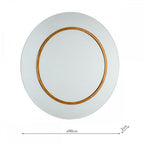 Maya Round Mirror With Mottled Bronze Band Finish LA3637755-Q