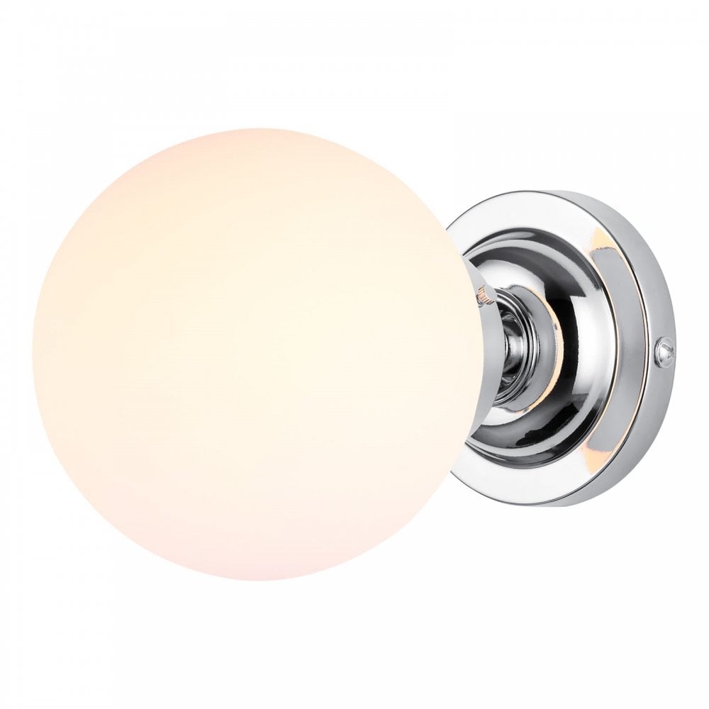 Buckley Contemporary Bathroom Single Wall Light In Chrome Finish BUC0750