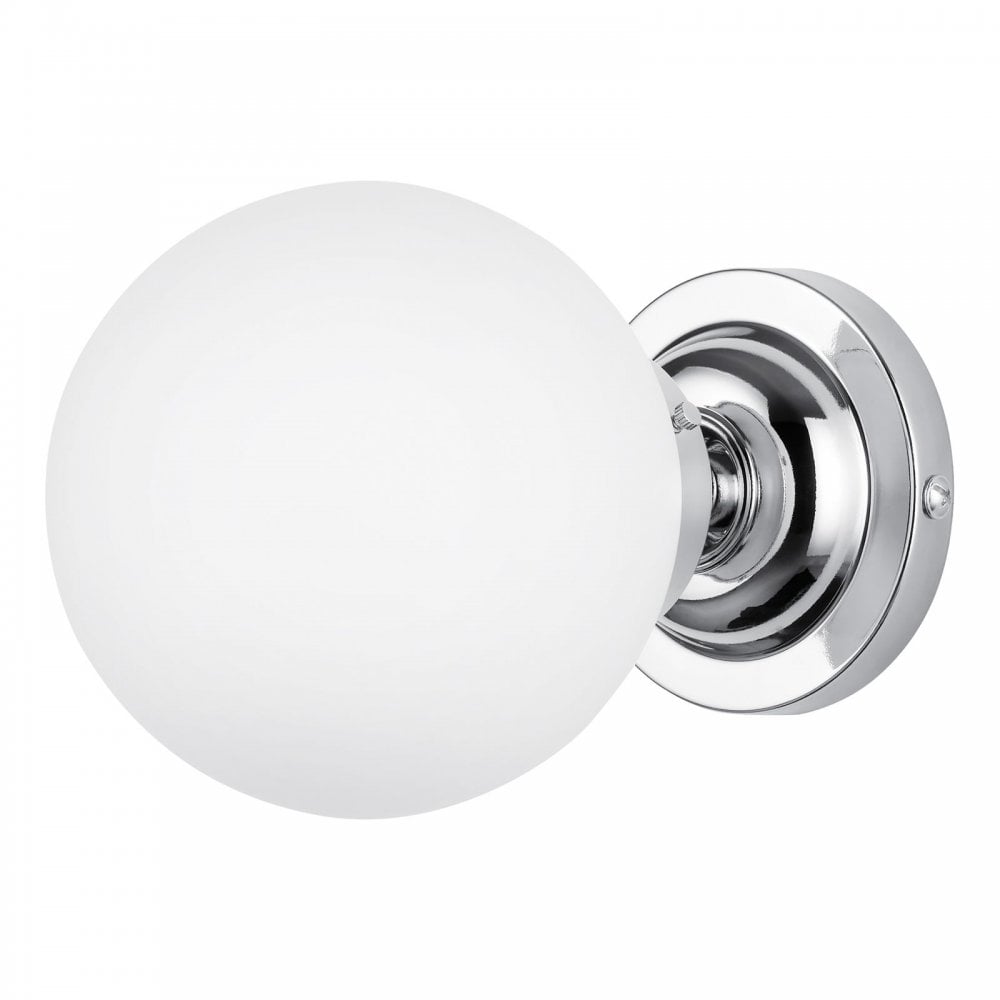 Buckley Contemporary Bathroom Single Wall Light In Chrome Finish BUC0750