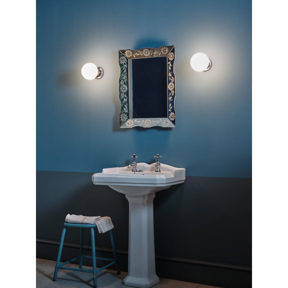 Buckley Contemporary Bathroom Single Wall Light In Chrome Finish BUC0750