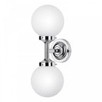 Buckley Contemporary Bathroom Twin Wall Light In Chrome Finish BUC0950