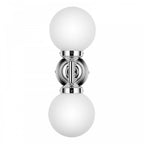 Buckley Contemporary Bathroom Twin Wall Light In Chrome Finish BUC0950