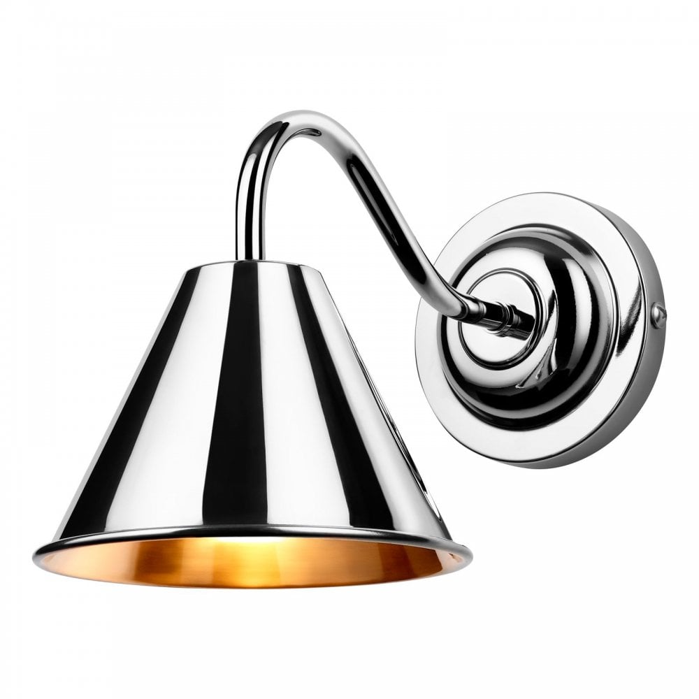 Avon Contemporary Bathroom Wall Light In Polished Chrome Finish AVO0750